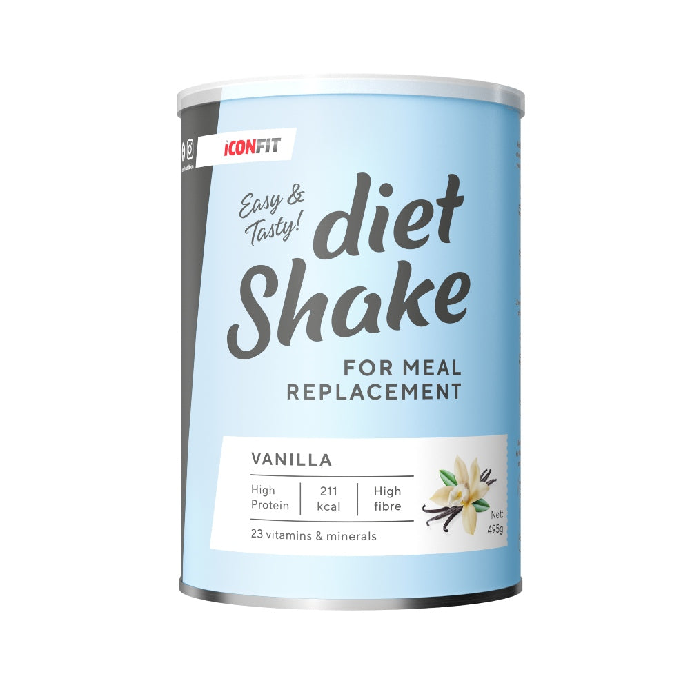 ICONFIT Diet Shake kokteilis / maltītes aizvietotājs, vaniļas, 495g