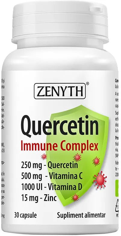 Zenyth uztura bagātinātājs Quercetin Immune Complex (kvercetīns) 250mg, 30 kaps.