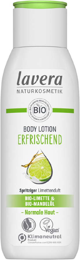 Lavera atsvaidzinošs ķermeņa losjons ar bio laimu un mandeļu eļļu, 200ml
