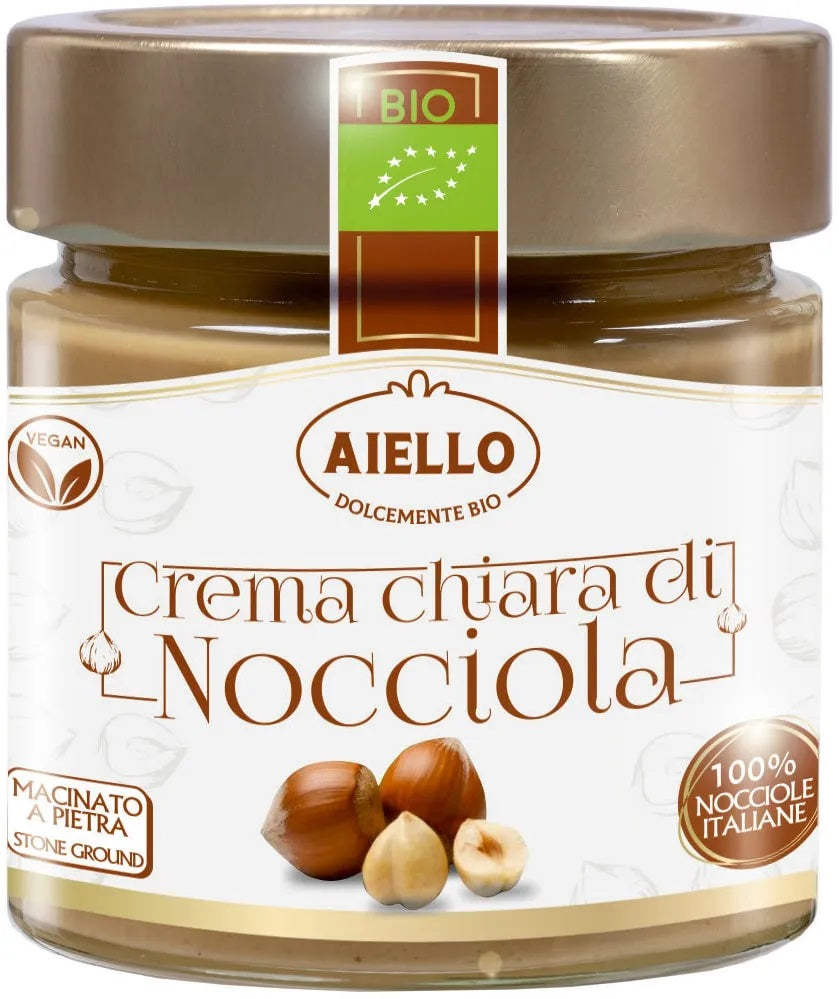 Aiello BIO lobītu lazdu riekstu sviests, 200g