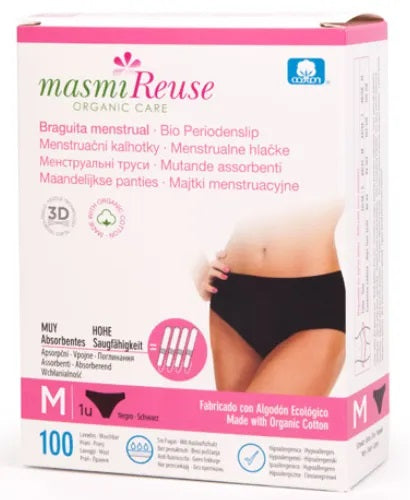 Masmi menstruālās biksītes, M izmērs