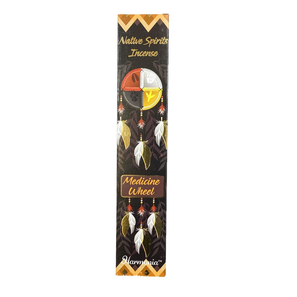Goloka Native Spirits Incense smaržkociņi "Medicine Wheel - Musk", 15g