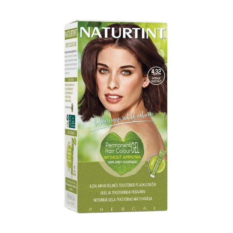 Naturtint matu krāsa 4.32 intensīvi kastaņbrūns, 170ml