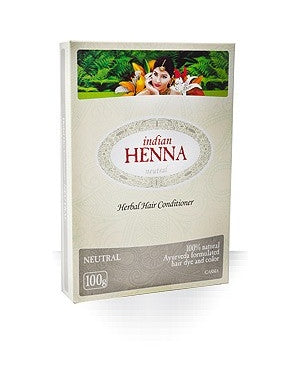 Indian Henna kondicionieris matiem Neutral (neitrāls), 100g