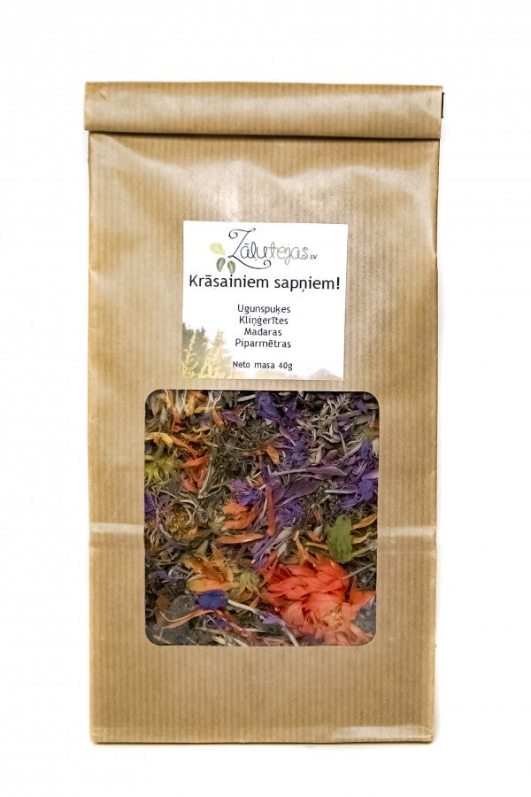 3x9 Zālītes BIO tēja Krāsainiem sapņiem! 40g       