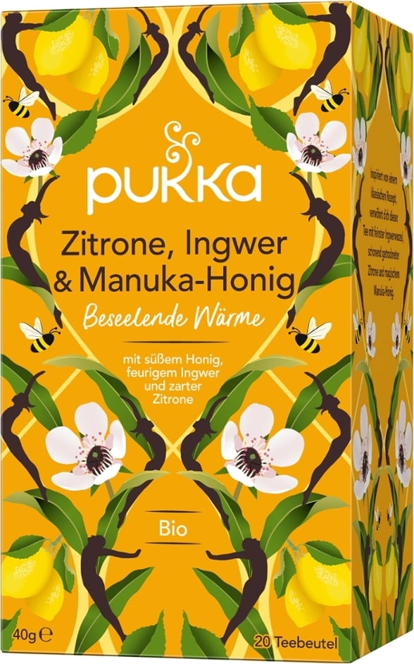 Pukka BIO tēja - citrons ar ingveru un manuka medu, 20pac.