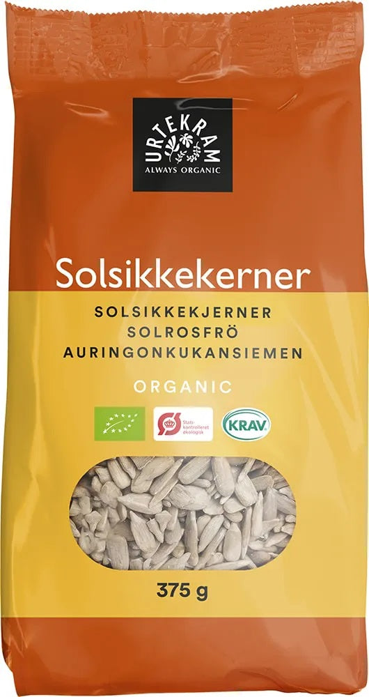 Urtekram Food BIO saulespuķu sēklas, 375g