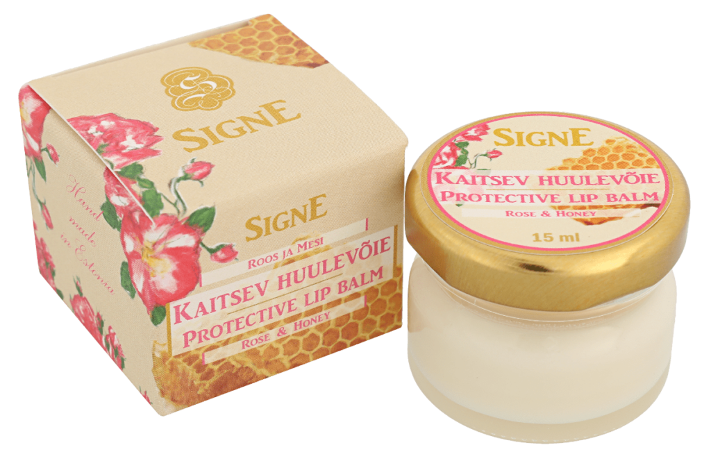 Signe Seebid lūpu pomāde ar rozi un medu, 15ml