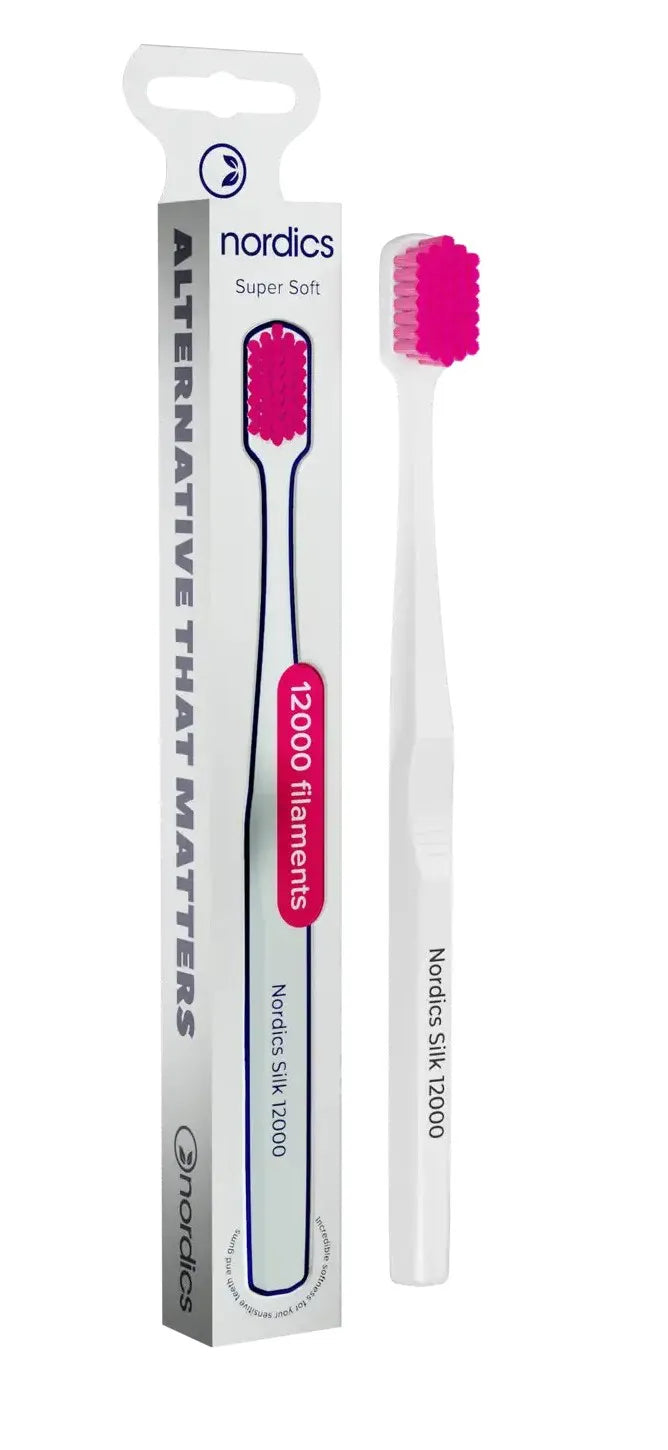 Nordics zobu birste ar ļoti mīkstiem sariem Silk White