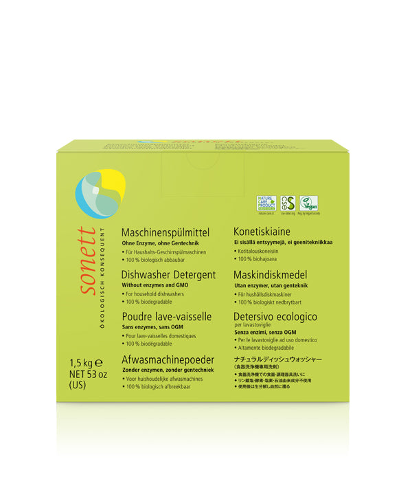 Sonett pulveris trauku mazgājamām mašīnām, 1,5kg