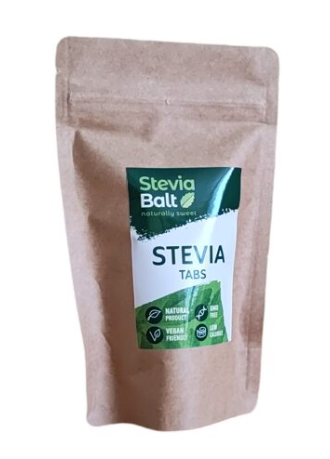SteviaBalt stēvijas tabletes Reb-A bez dozatora, 1200gb