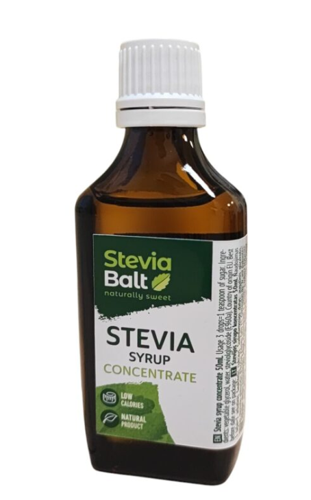SteviaBalt stēvijas sīrups 20%, 50ml