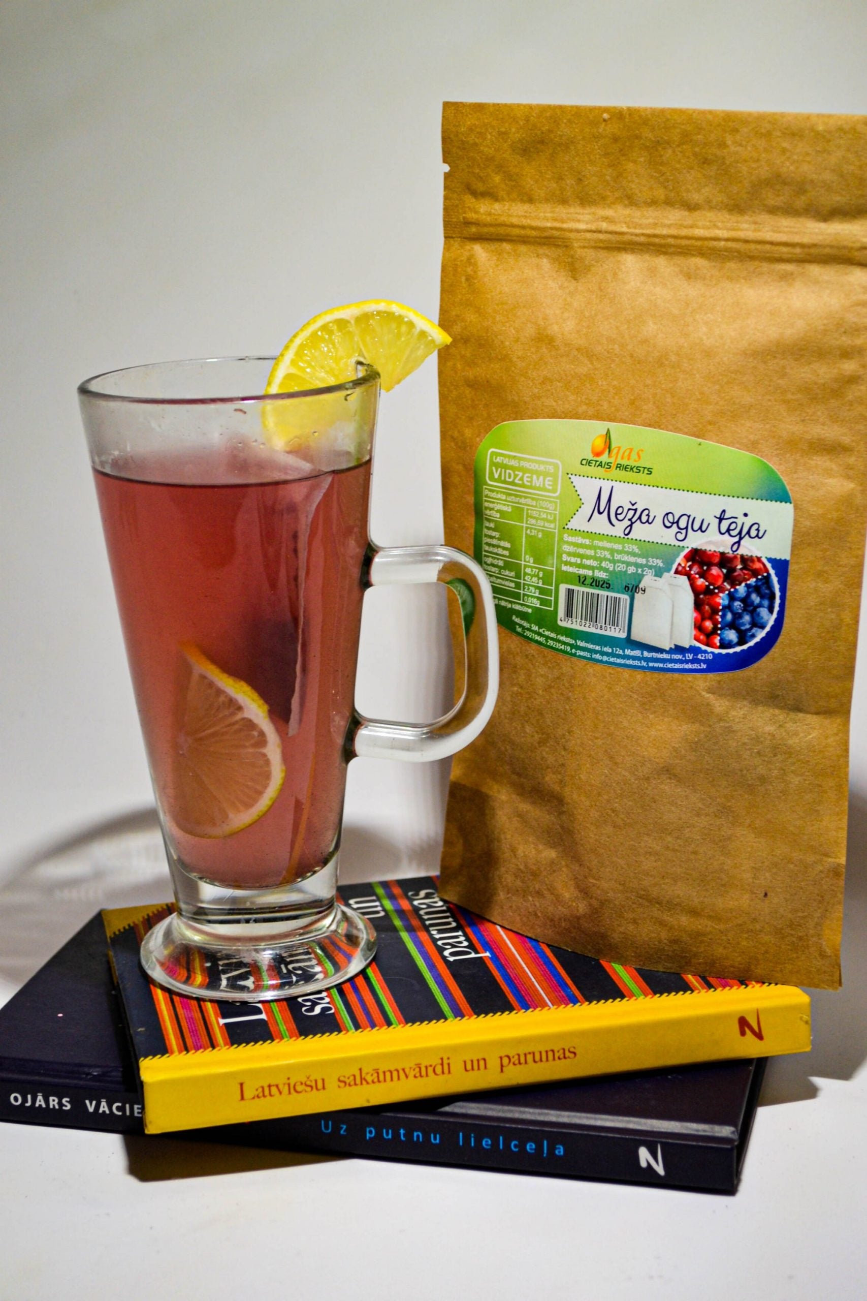 Cietais rieksts meža ogu tēja maisiņos, 20gab x 2g