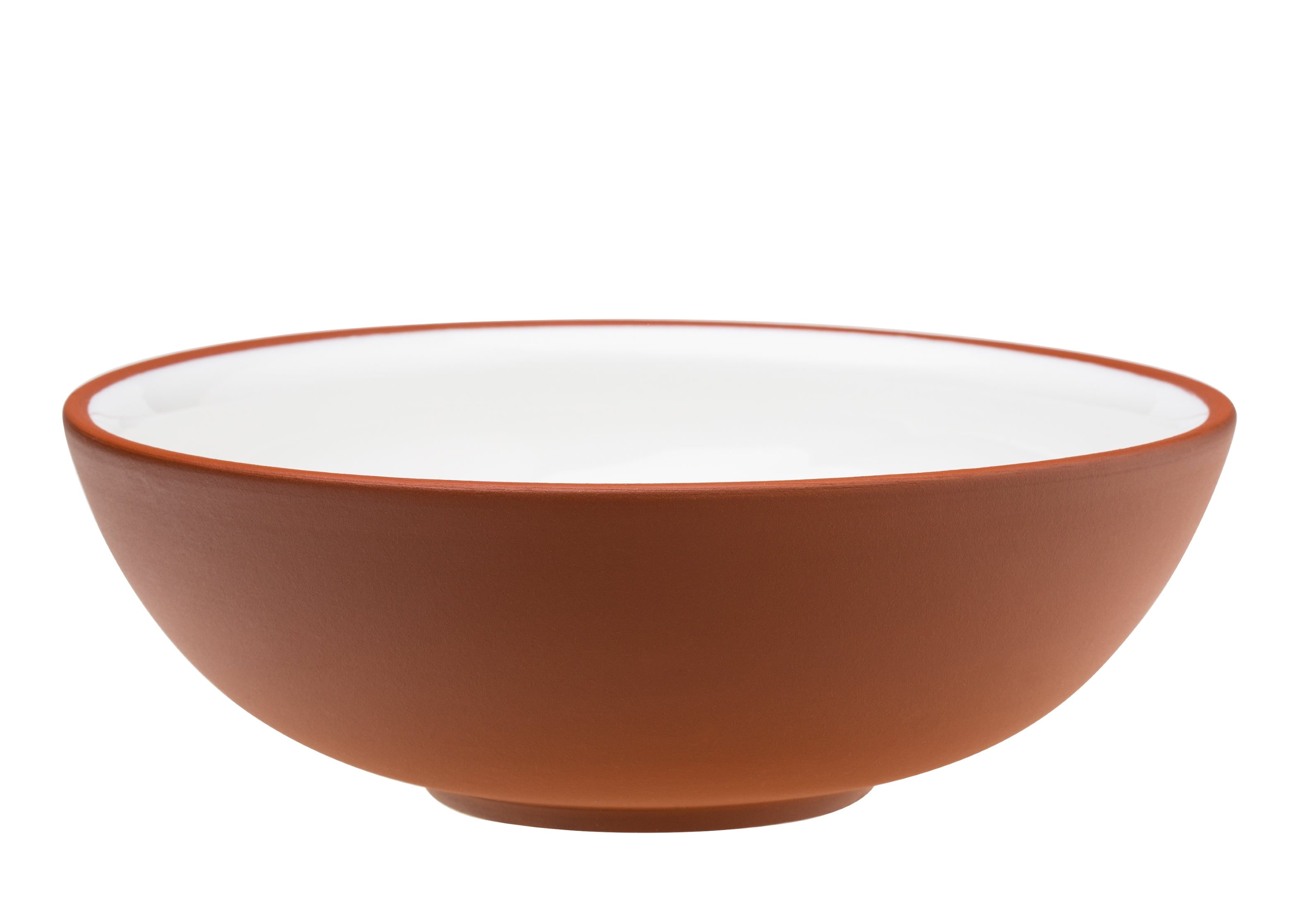 Vaidava Ceramics kolekcija Zeme bļoda balta, 235x85mm, 2l
