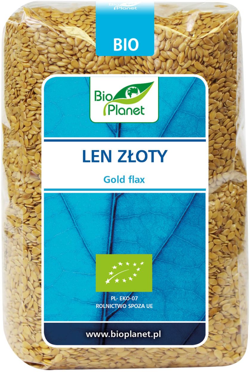 Bio Planet BIO zeltainās linsēklas, 400g