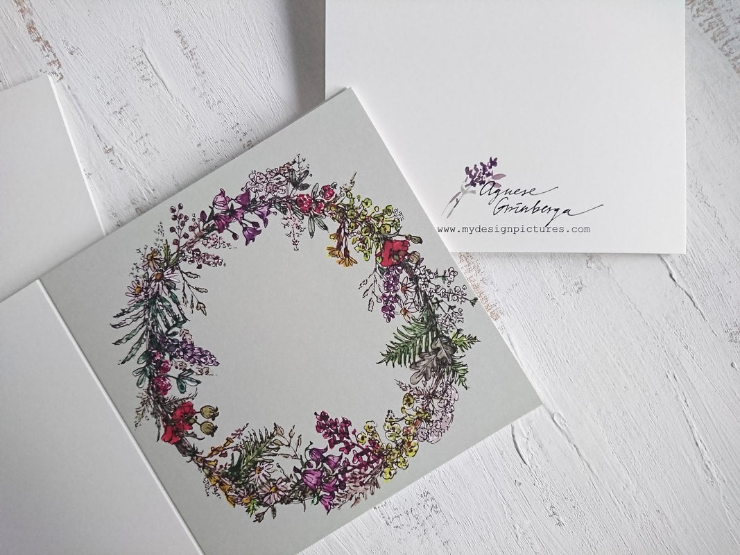 Mydesignpictures atverama kartīte 13*13 cm