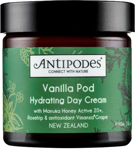 Antipodes mitrinošs dienas krēms ar vaniļu, 60ml