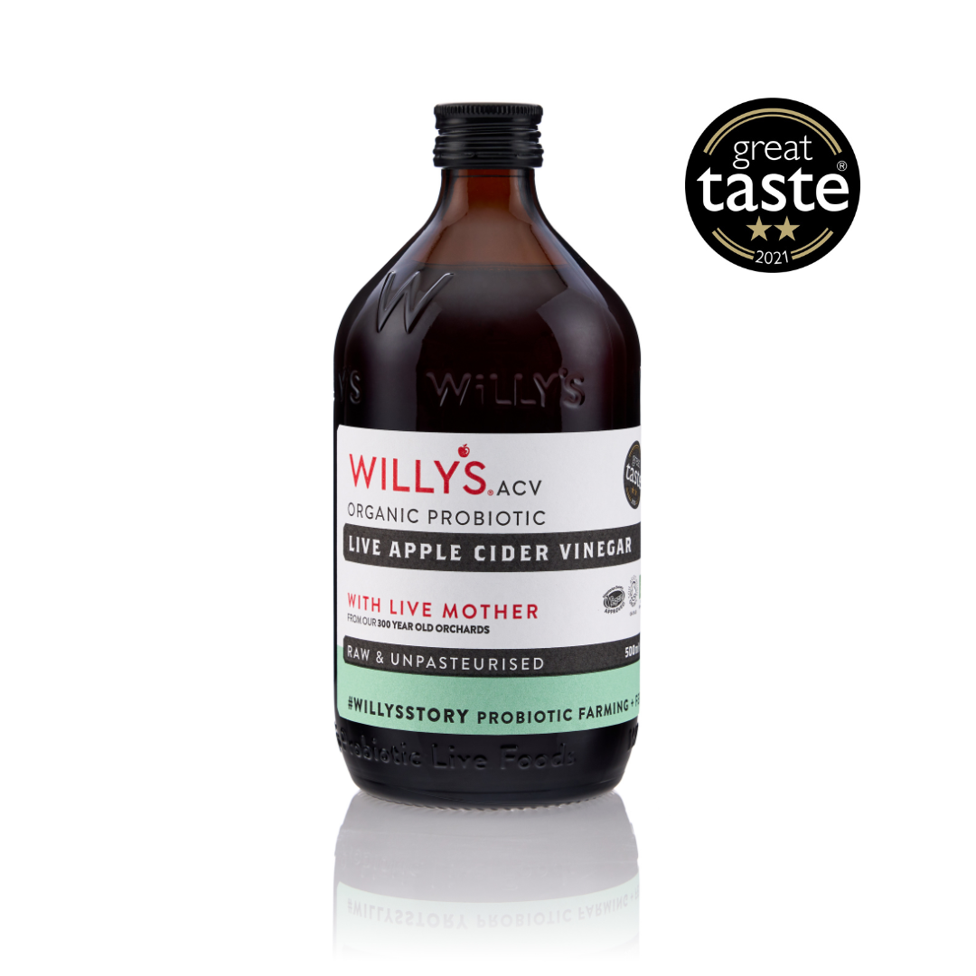 Willy's BIO prebiotisks ābolu sidra etiķis, 500ml 