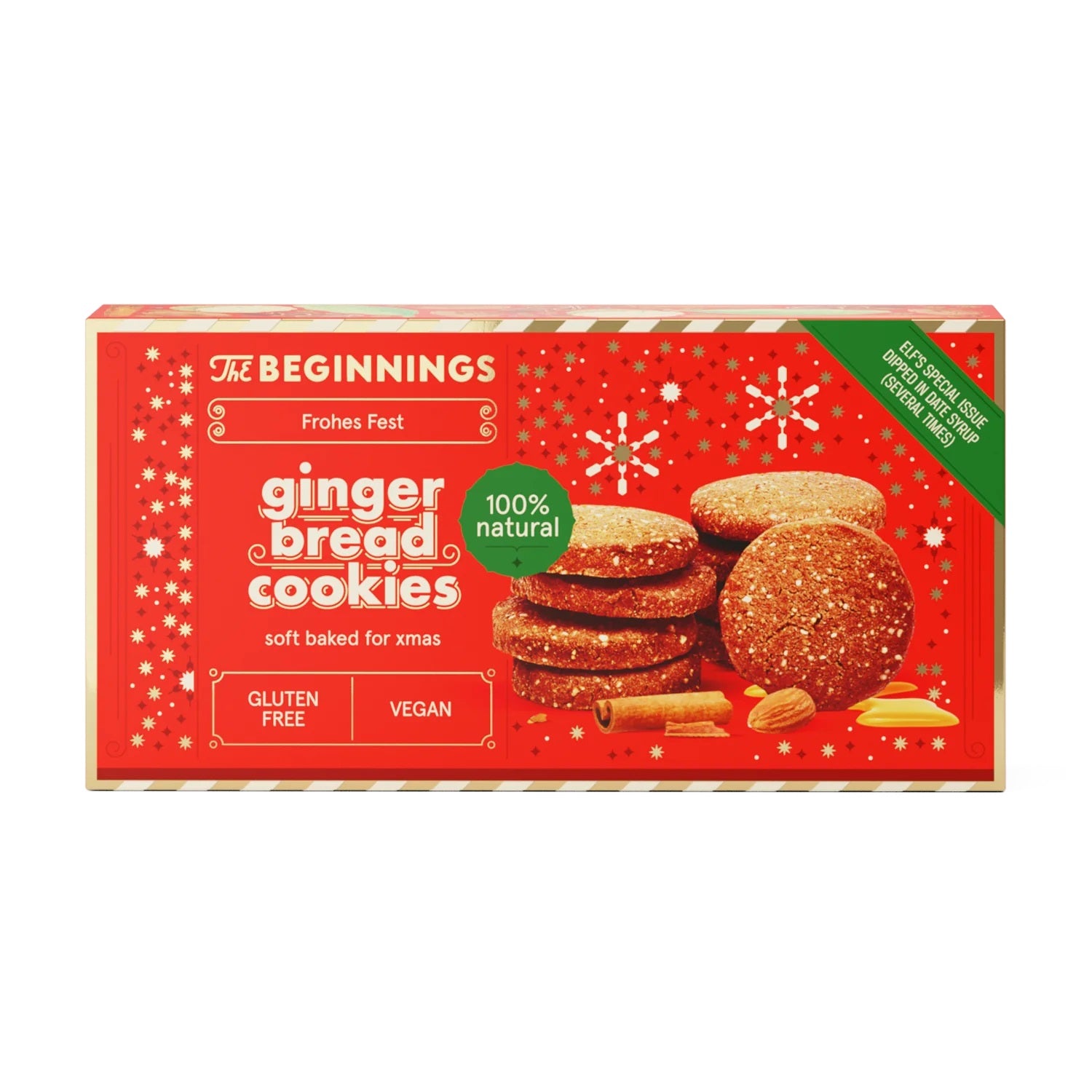 The Beginnings bezglutēna mandeļu piparkūku cepumi, 80g