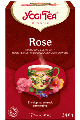 Yogi Tea BIO tēja ar rozi "Rose", 17pac./34g