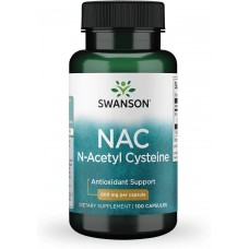 Swanson uztura bagātinātājs N-Acetyl Cysteine (NAC) 150mg, 100 kaps.