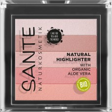 Sante izgaismojošs pūderis (highlighter) Rose 02, 7g