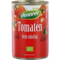 Dennree BIO konservēti smalcināti tomāti tomātu sulā, 400g