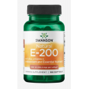 Swanson uztura bagātinātājs E-200 (vitamīns E), 100 kaps.