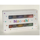 Noonchi Soft Play Dough modelēšanas masa (plastilīns), 6 krāsu komplekts Nr.3, 6x100g